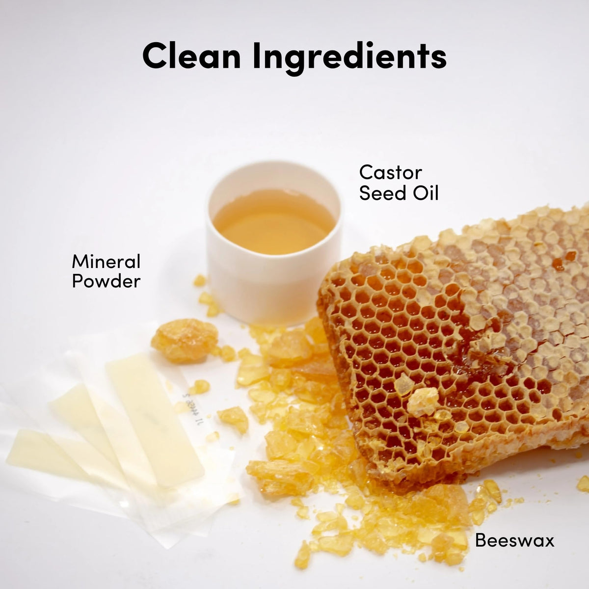 Parissa applying soothe oil to chin after waxing to calm skin and remove residue