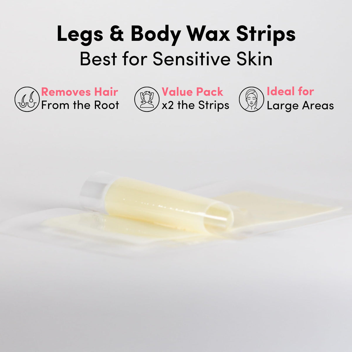 Parissa in-use leg application demonstrating easy at-home waxing