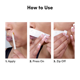 Parissa reusable strip close-up showing cloth durability and grip