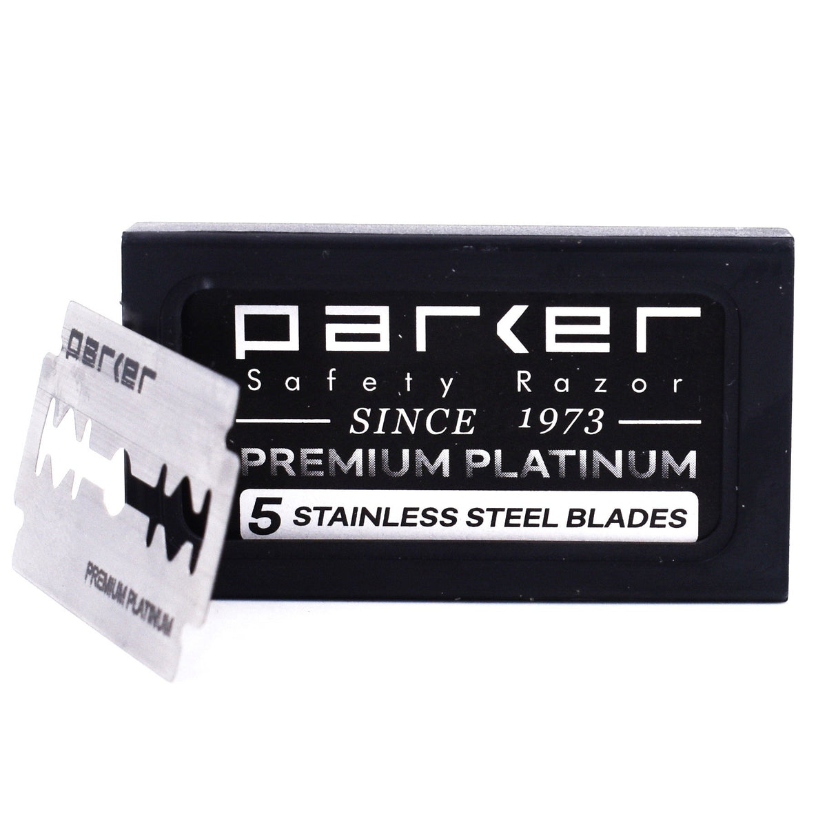 Parker dispenser open with five blades for compact travel and organization