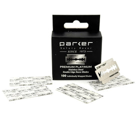 Parker individually wrapped blade displayed safe handling and hygienic storage benefit
