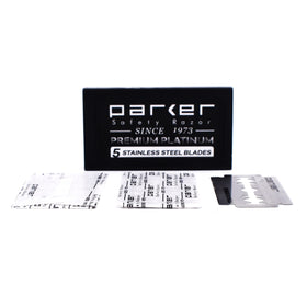 Parker single blade edge detail showing precise honing and coating benefit