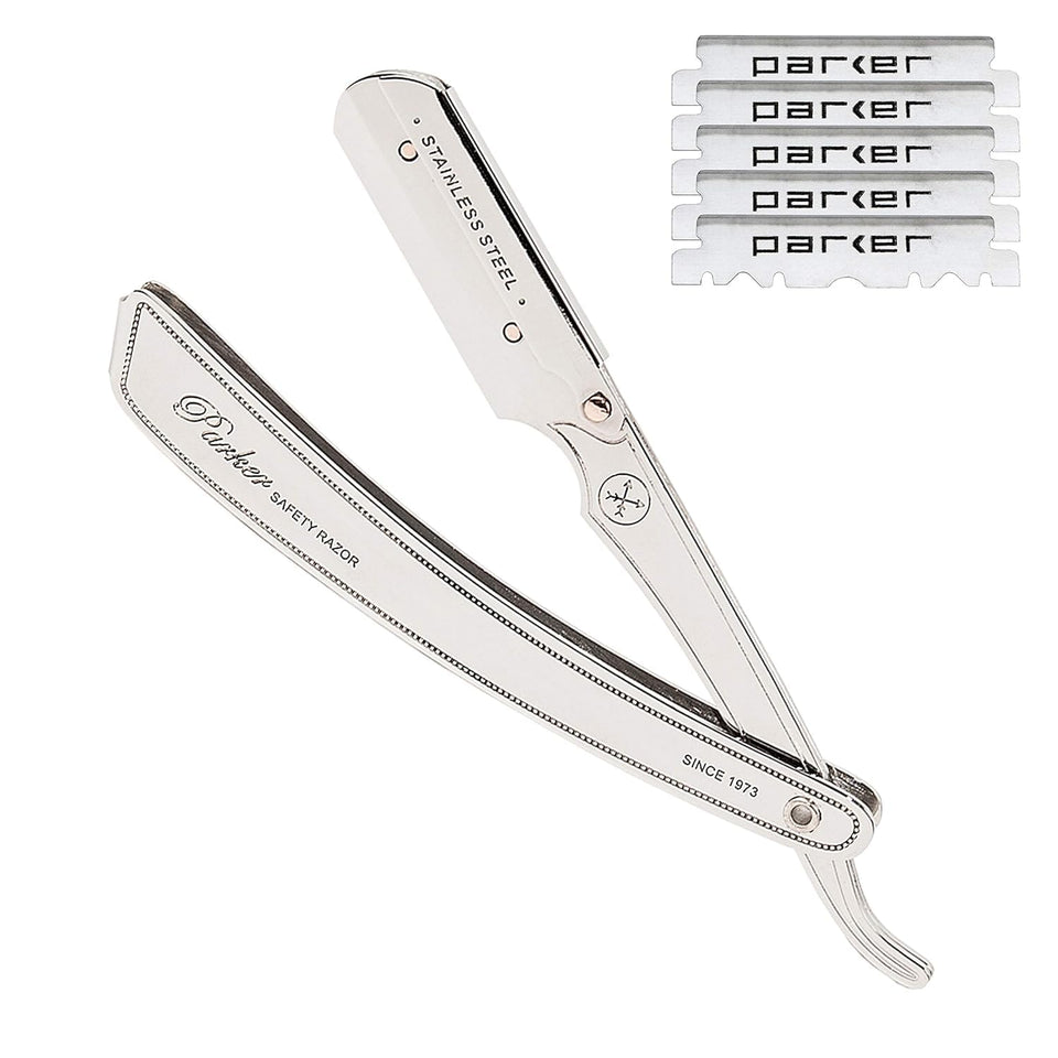 Parker SRX front profile showing balanced stainless-steel body and ergonomic handle benefit durability