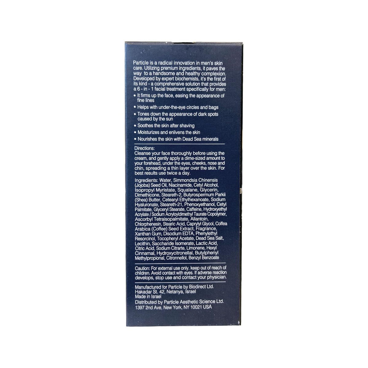Particle cream packed with grooming kit showing portability for on-the-go routines