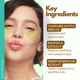 Patchology ingredient label view showing key botanical extracts