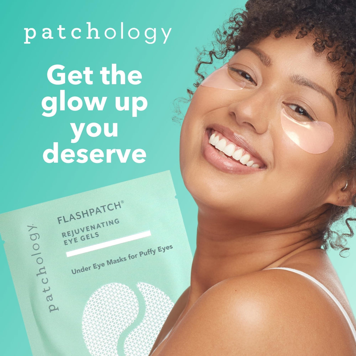 Patchology close-up of gel texture highlighting hydrating sheen