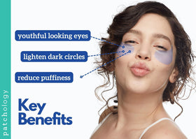Patchology hydrogel close-up highlighting cooling texture