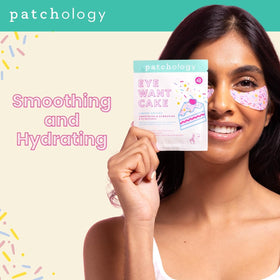 Patchology texture with sprinkles detail showing playful design and glow