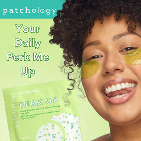Patchology close-up of gel patch texture illustrating soothing hydration