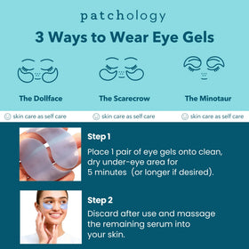Patchology restoring night patch label showing ingredients like peptides and bakuchiol