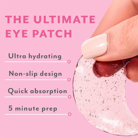 Patchology patches inside refrigerator highlighting extra de-puffing benefit