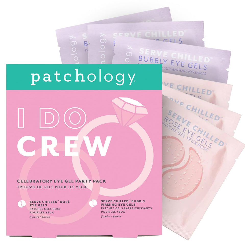 Patchology front box showing I Do Crew set, perfect gifting presentation