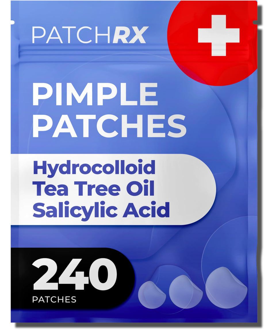 PatchRx front packaging showing product count and benefits