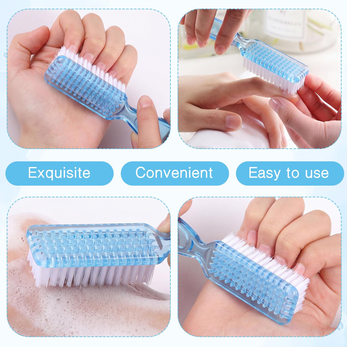 Patelai bristle detail showing firm synthetic bristles for effective cleaning