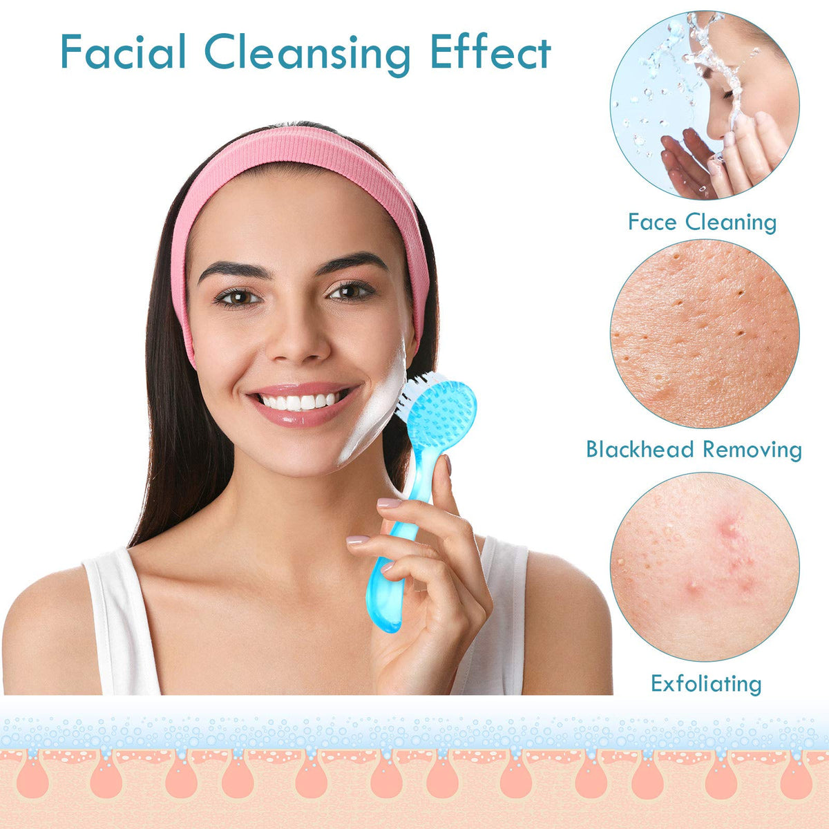 Patelai soft bristle texture detail demonstrating gentle exfoliation benefit