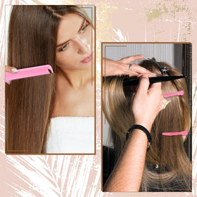 Patelai assortment of hair rings displayed for decorative braiding