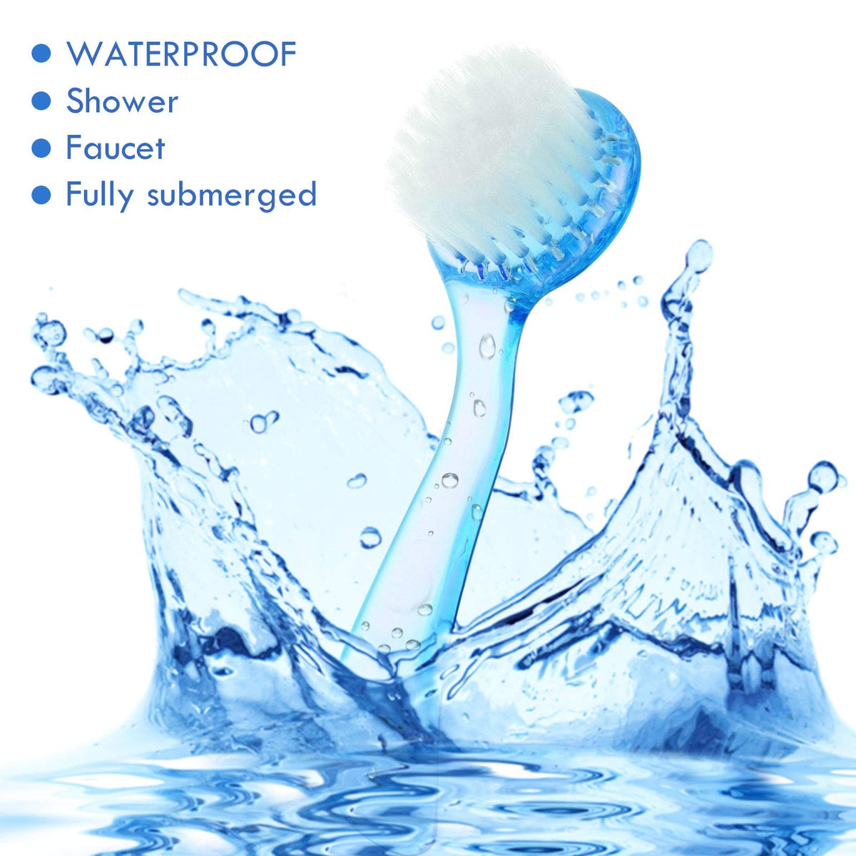 Patelai brush in use cleansing a face to remove makeup and impurities