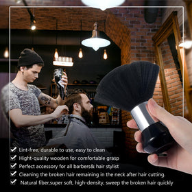Patelai neck duster shown in hand for scale, ergonomic handling advantage