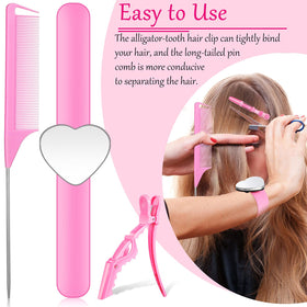 Patelai rat-tail combs detailed tip for precise parting efficiency