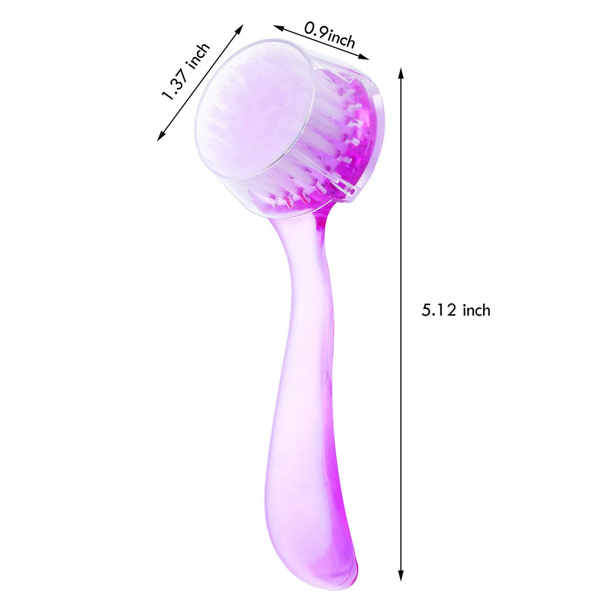 Patelai brush held in hand showing size for precise cleansing around nose
