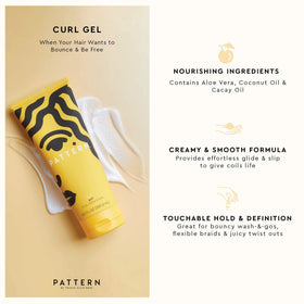 PATTERN cream-gel texture close-up showing smooth, nourishing consistency