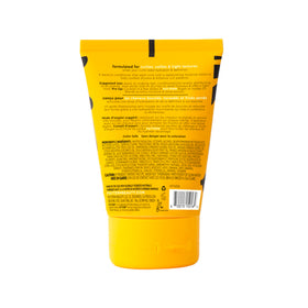 PATTERN refillable tube being topped off from a larger bottle to show reuse feature