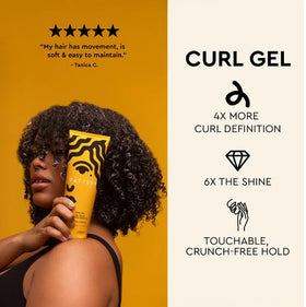 PATTERN curl gel texture in palm offering flexible definition and reduced frizz
