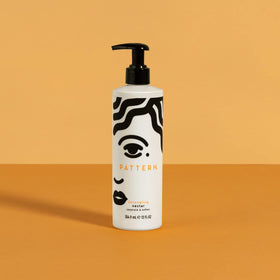 PATTERN application on curly hair showing easier combing and reduced tugging
