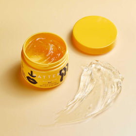 PATTERN gel edge-control before and after showing sleeker edges and long-lasting hold benefit
