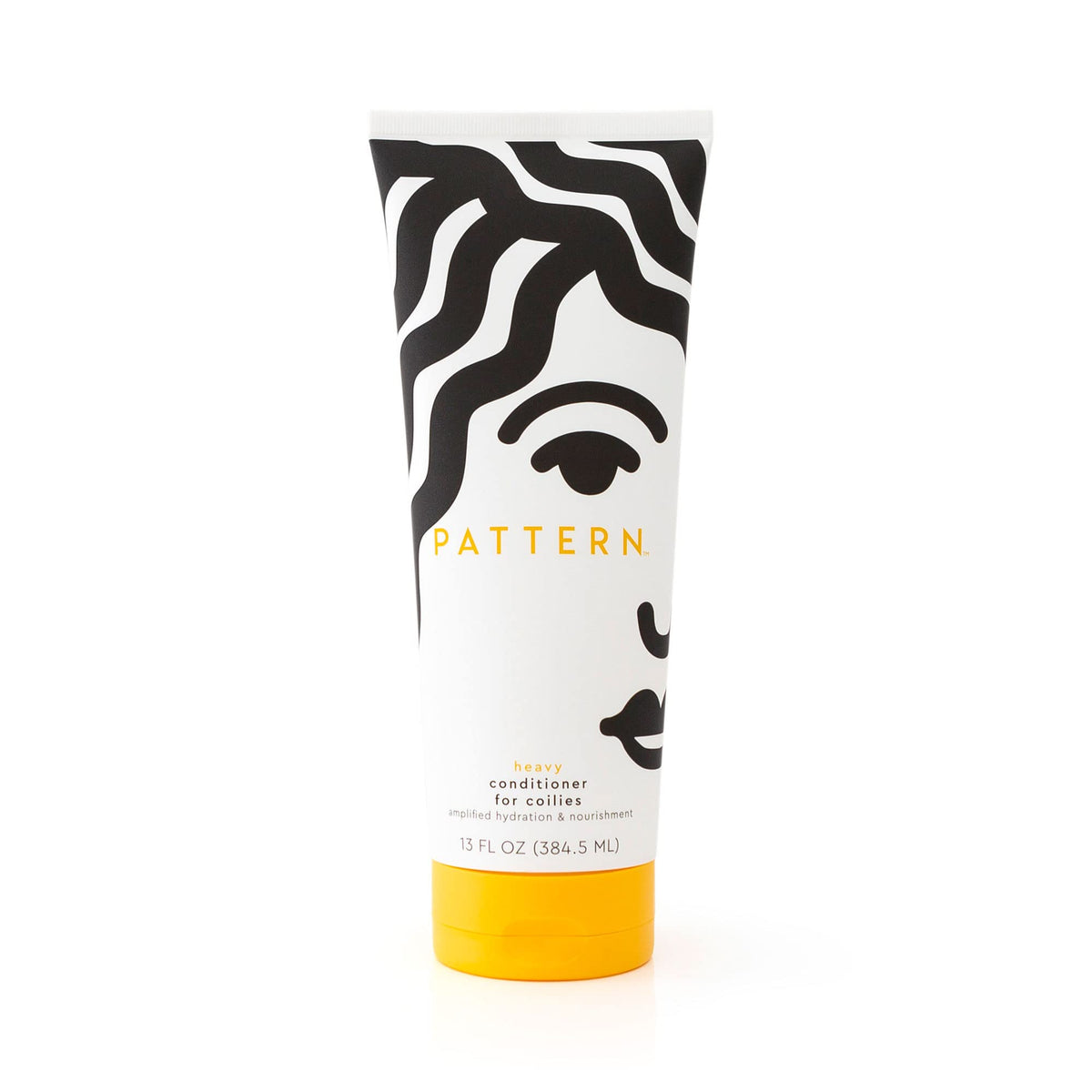 PATTERN front packaging showing label and pump for clear product identity and ease