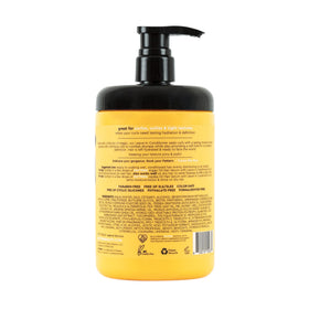 PATTERN ingredients label close-up listing biotin, aloe and eight oils for ingredient transparency