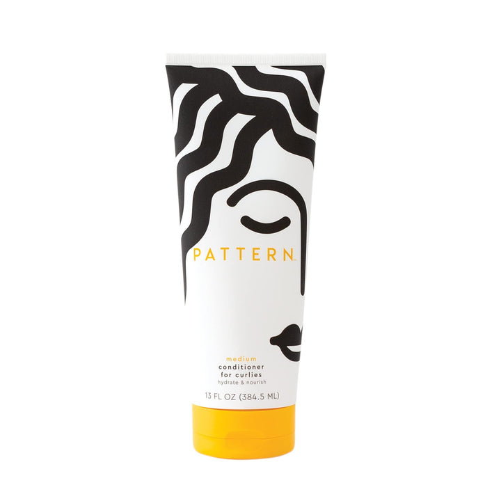 PATTERN medium conditioner front bottle showing product branding and volume benefits