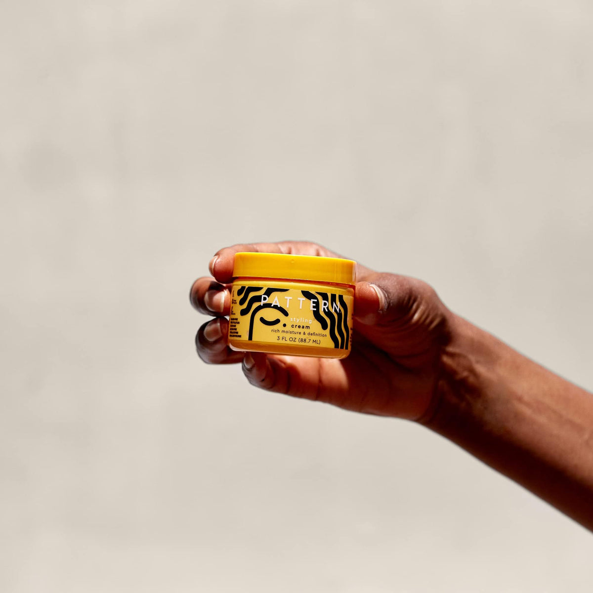 PATTERN mini styling cream with shea butter highlighting deep-moisture benefit