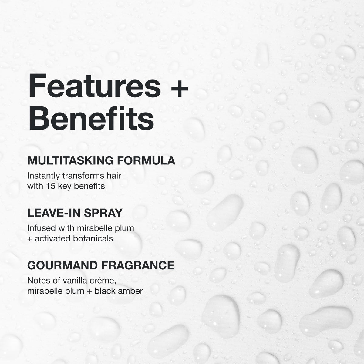 Paul Mitchell 15-In-1 mist sprayed from hand for easy application