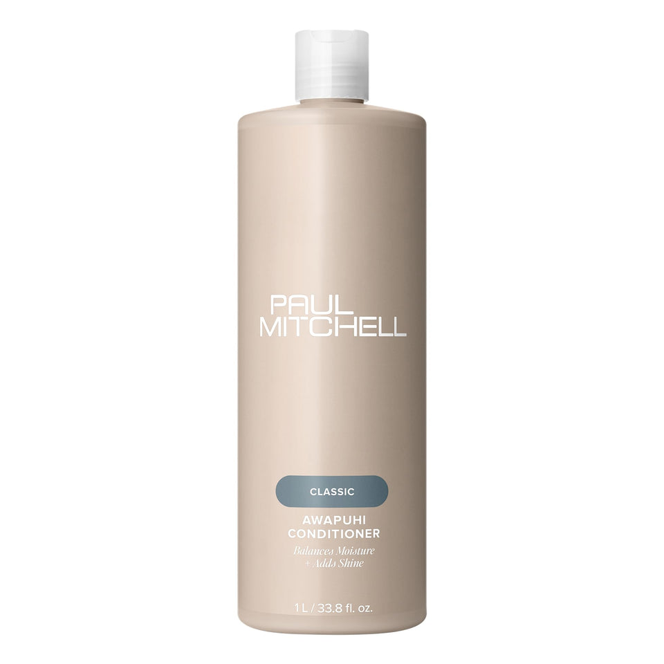 Paul Mitchell Awapuhi front packaging shows product and benefit of balanced moisture