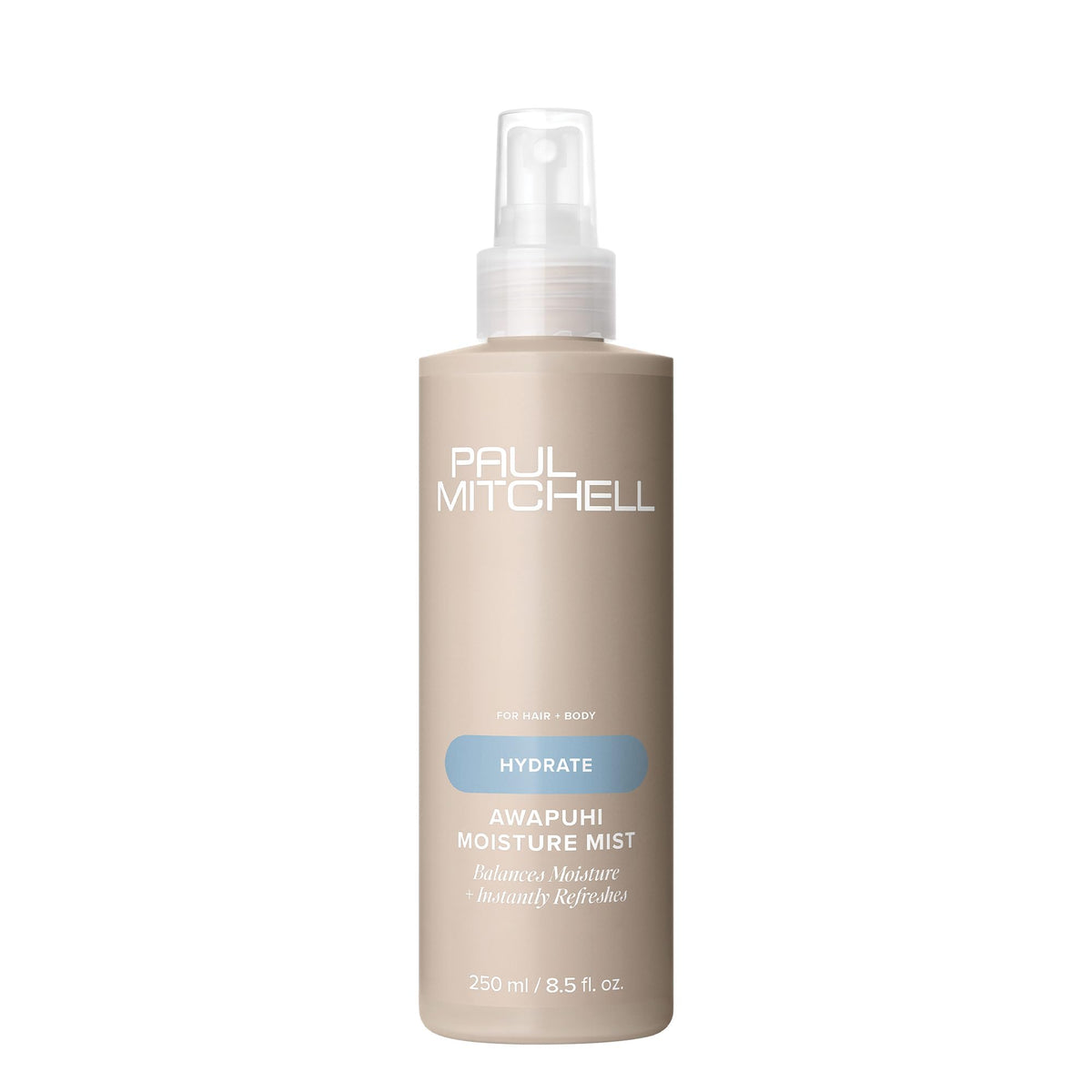 Paul Mitchell bottle front packaging showing label and size for quick identification and benefits