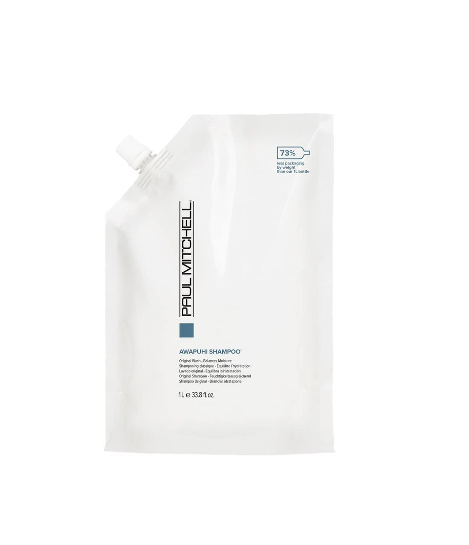 Paul Mitchell bottle front view showing branding and size for long-lasting use