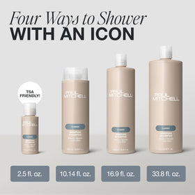 Paul Mitchell bathroom shelf styling showing professional look and routine fit benefit