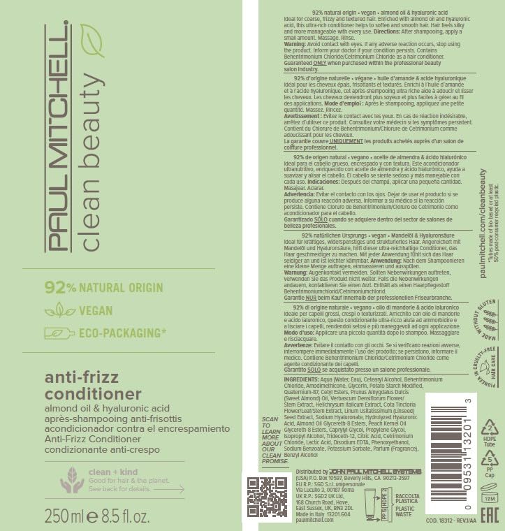 Paul Mitchell conditioner on bathroom shelf offering salon-quality look benefit