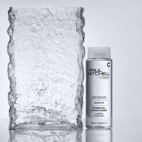 Paul Mitchell before and after hair comparison showing softer, manageable strands