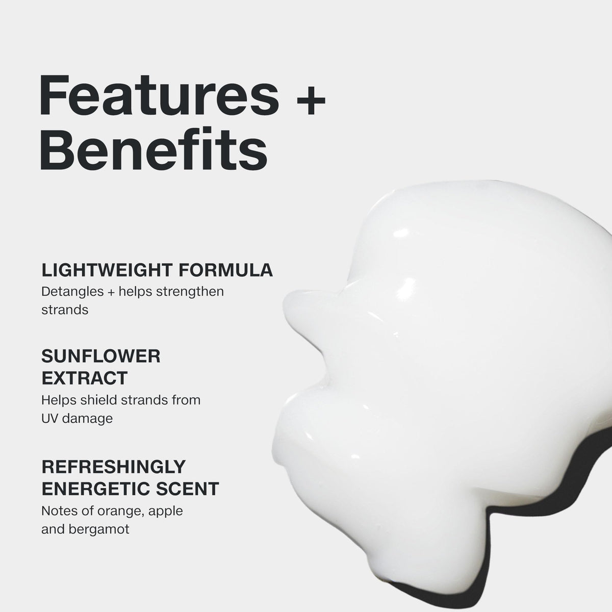 Paul Mitchell creamy conditioner texture close-up for easy detangling