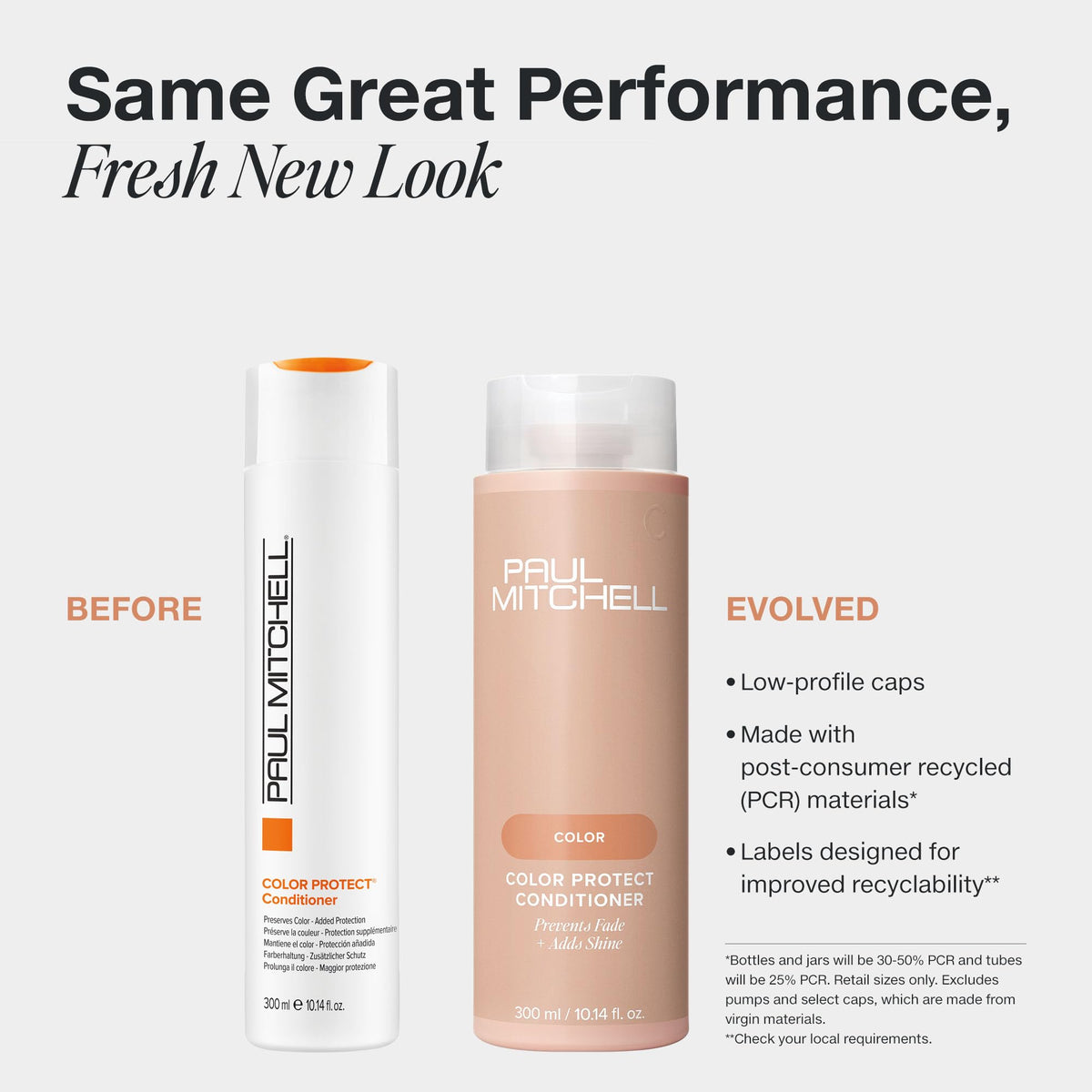 Paul Mitchell label close-up highlighting ingredients and UV protection benefit