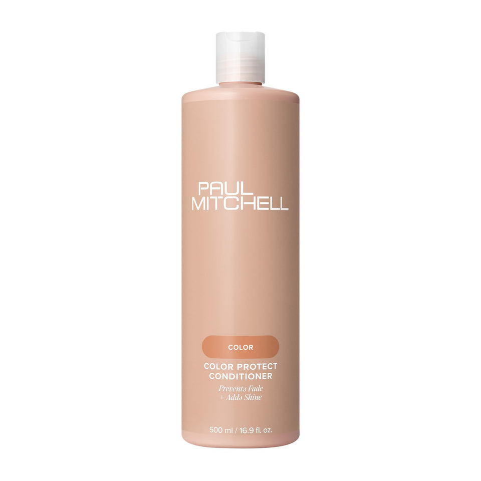 Paul Mitchell front packaging showing product and benefit of color protection