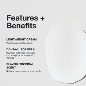 Paul Mitchell creamy texture close-up, shows lightweight moisturizing consistency benefit