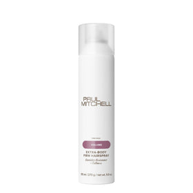 Paul Mitchell front packaging showing 9.5 oz volumizing hairspray benefit hold