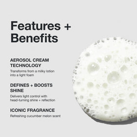 Paul Mitchell label close-up highlighting ingredients and recyclable packaging benefits