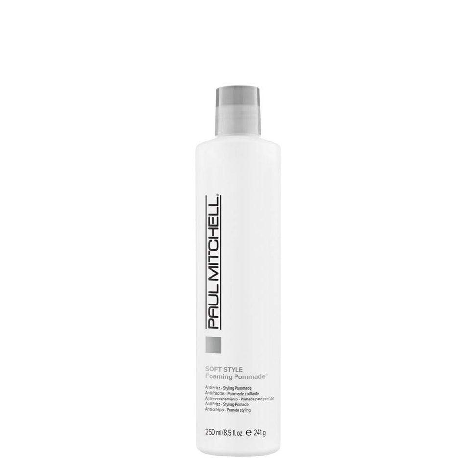 Paul Mitchell bottle front packaging showing branding and purpose, clear product identity and benefit
