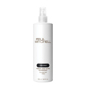 Paul Mitchell bottle front view showing branding and strong hold benefit