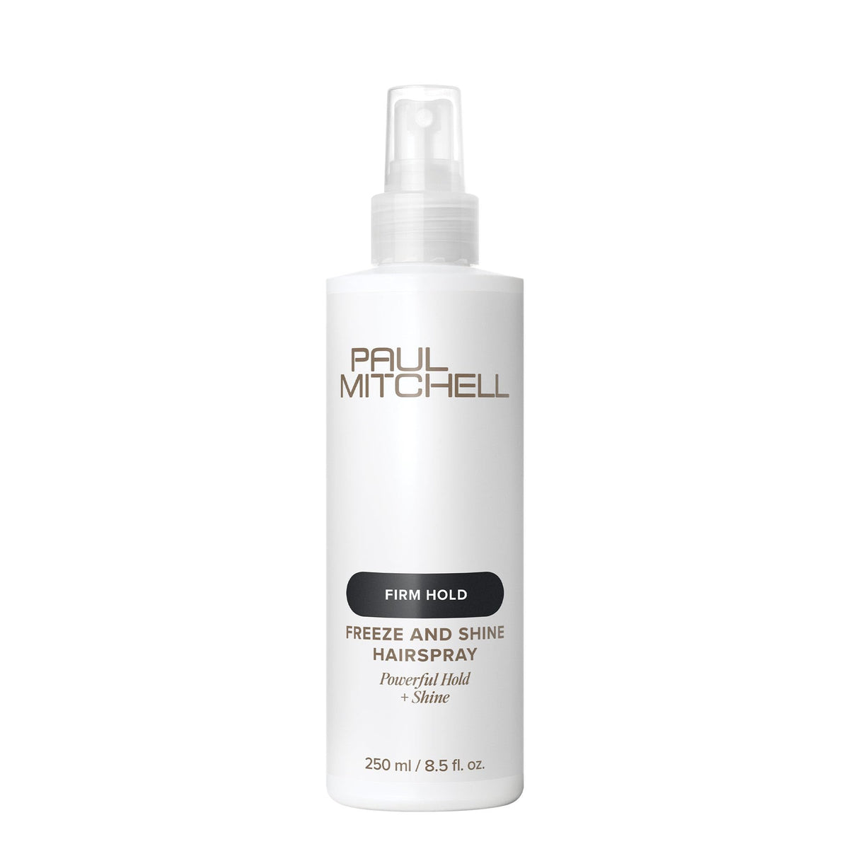 Paul Mitchell front packaging showing bottle and label offering maximum hold