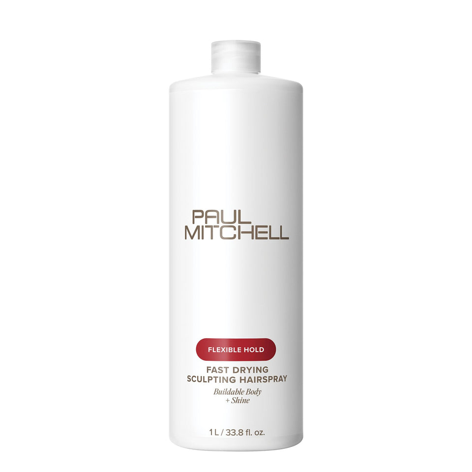 Paul Mitchell front can showing label and product benefit